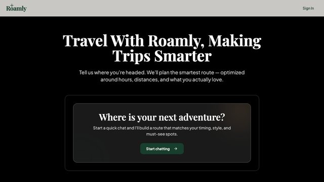 Roamly — built by Yousef AlSadhan