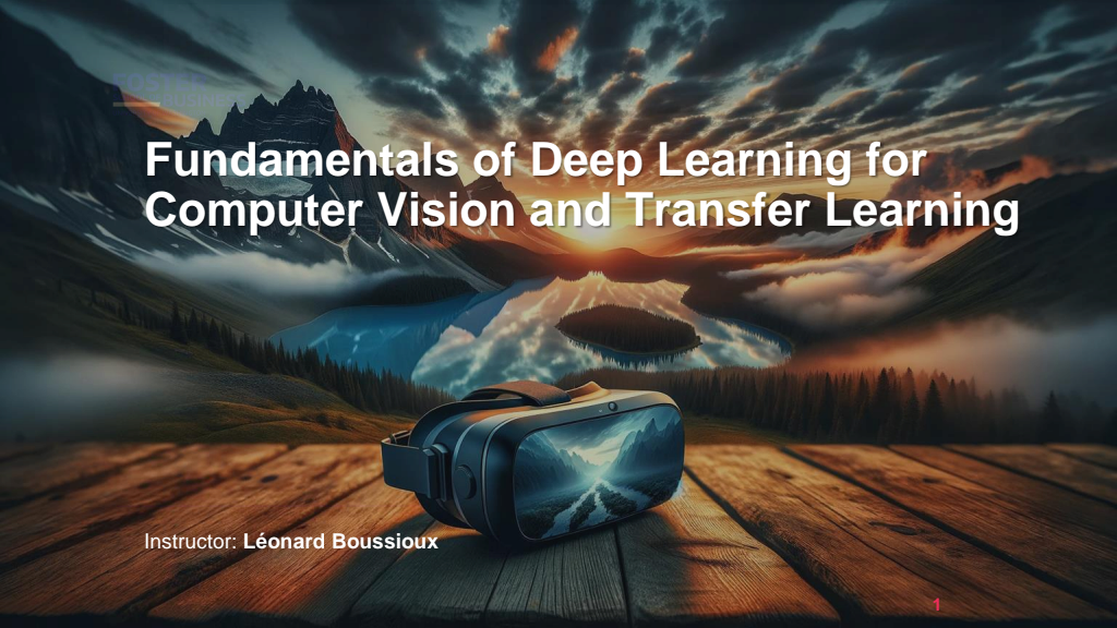 DL 2 — Computer Vision — CNNs & Transfer Learning